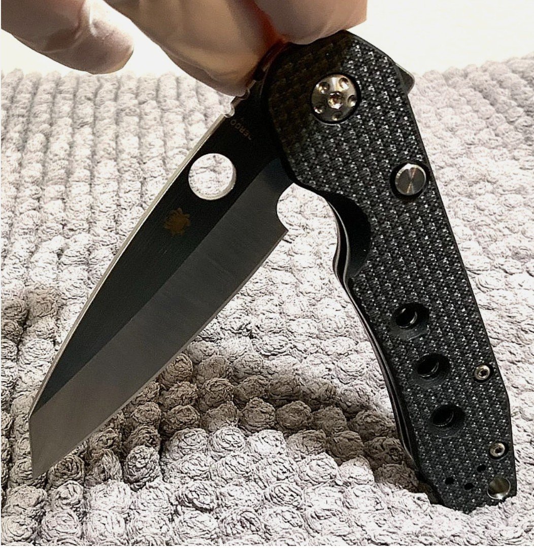 Spyderco Smock (C240CFP) Crucible CPM-S30V Sheepsfoot Blade Superior Knife - Image 6