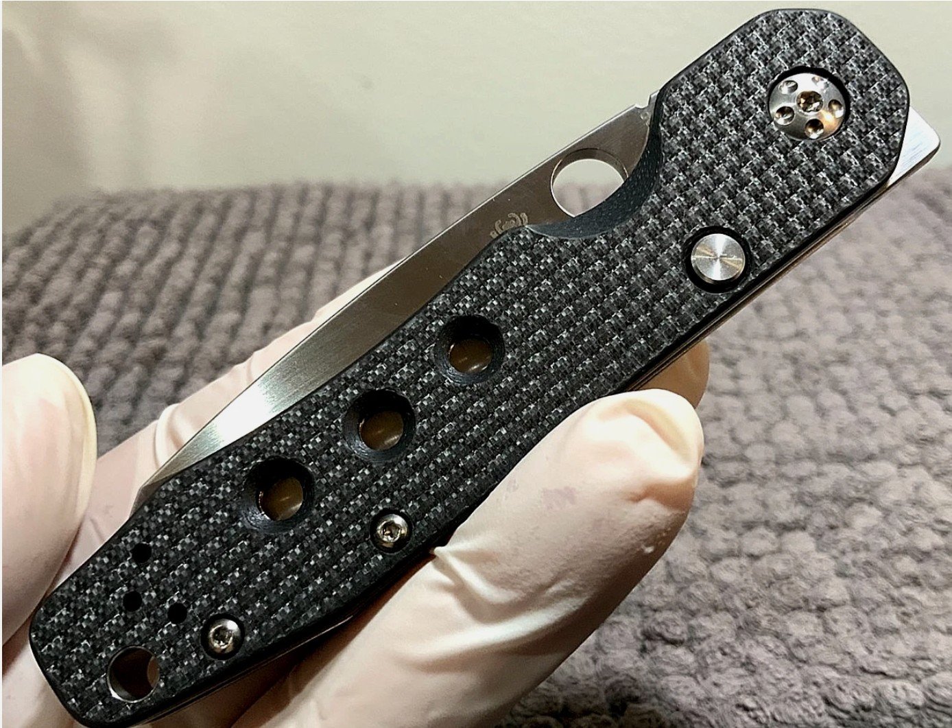 Spyderco Smock (C240CFP) Crucible CPM-S30V Sheepsfoot Blade Superior Knife - Image 5