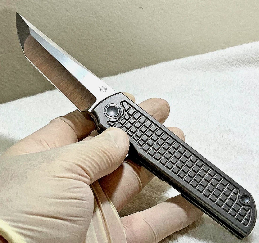 North Mountain Blade Titanium Böhler M390 (NMB2410CM390) Kickstop Chop Knife - Image 2