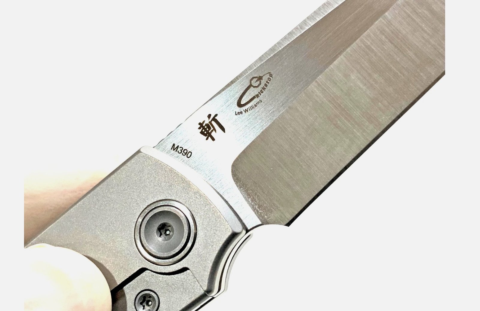 North Mountain Blade Titanium Böhler M390 (NMB2410CM390) Kickstop Chop Knife - Image 3