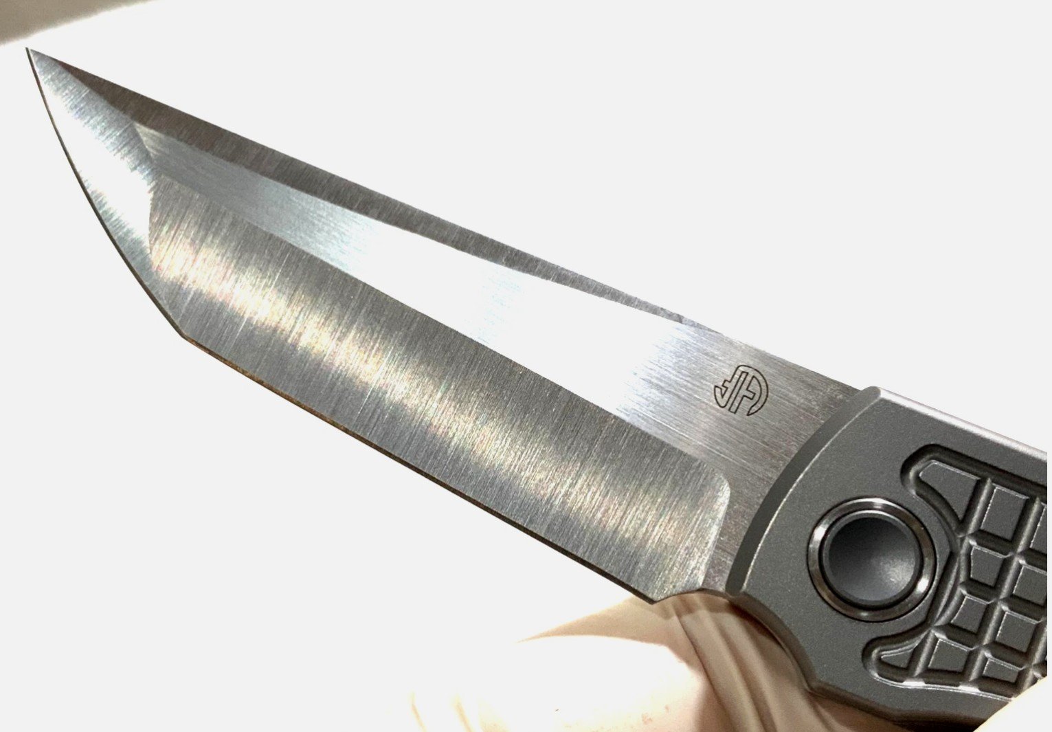 North Mountain Blade Titanium Böhler M390 (NMB2410CM390) Kickstop Chop Knife - Image 5