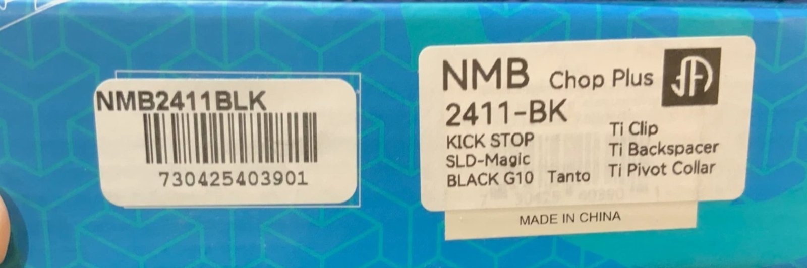 NMB Lee Williams Kick Stop Chop NMB2411BLK Hitachi SLD Blade Knife - Image 12